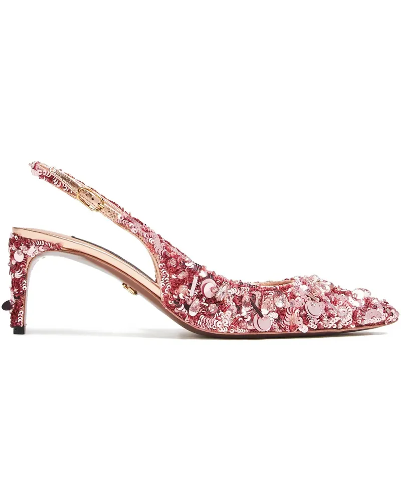 Dolce & Gabbana Slingback-Pumps mit Verzierung 60mm - Rosa Rosa