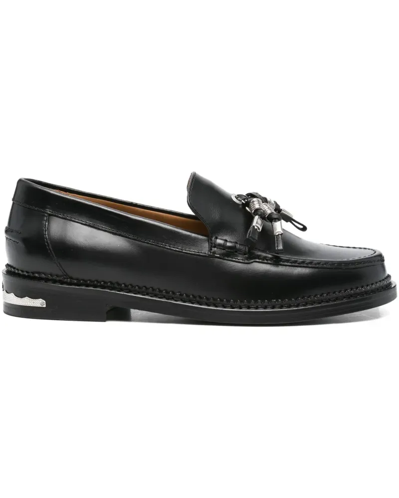 Toga Loafer mit Quasten - Schwarz Schwarz