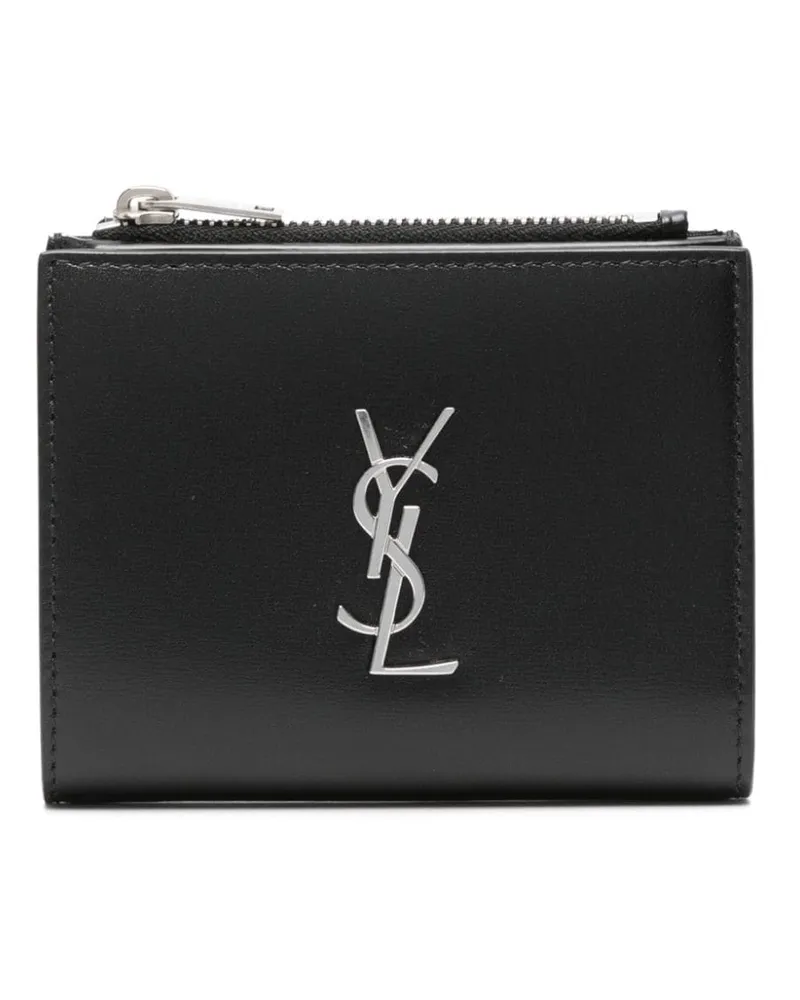 Saint Laurent Monogram' Portemonnaie - Schwarz Schwarz