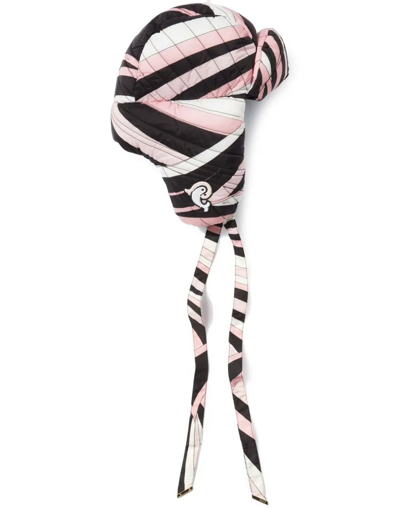 Emilio Pucci Chapka-Hut mit Iride-Print - Rosa Rosa