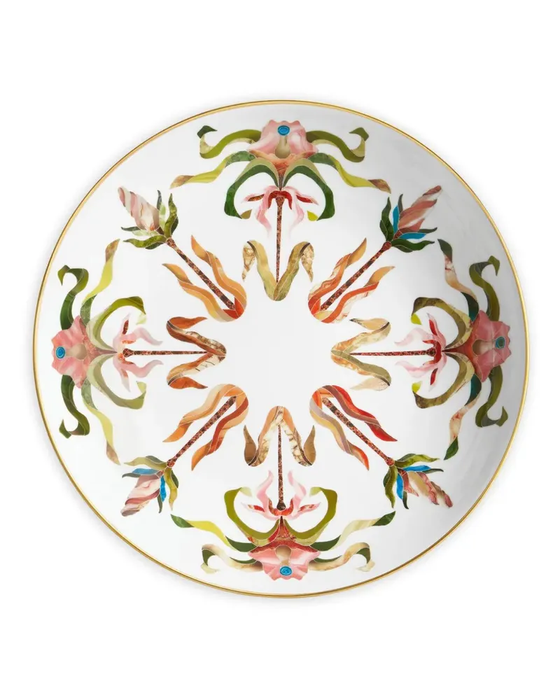 L’OBJET Grand Tour floral bowl - Weiß Weiß