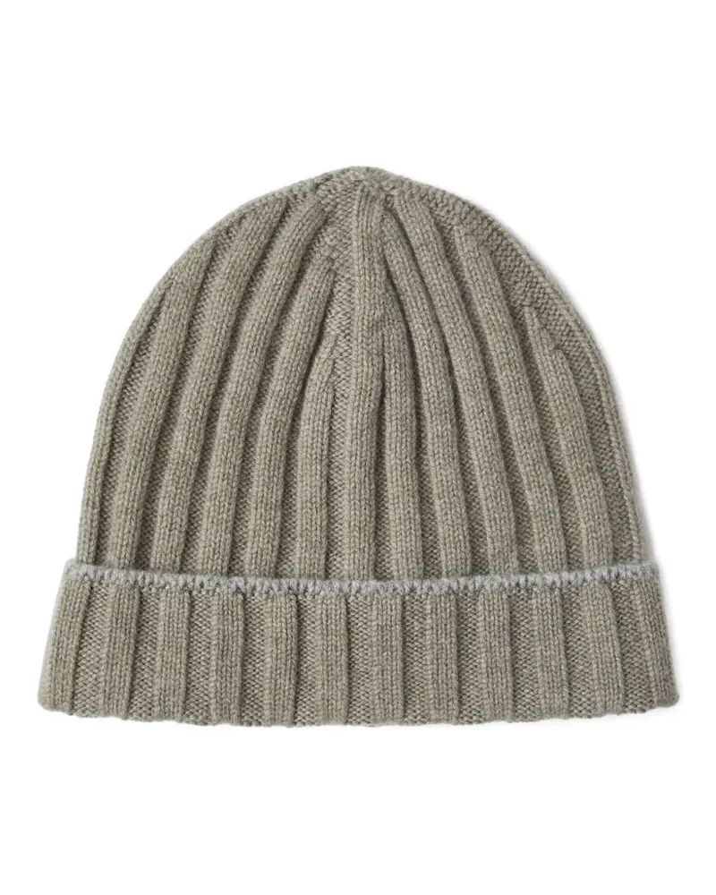 Brunello Cucinelli Beanie aus Kaschmir - Grün Grün