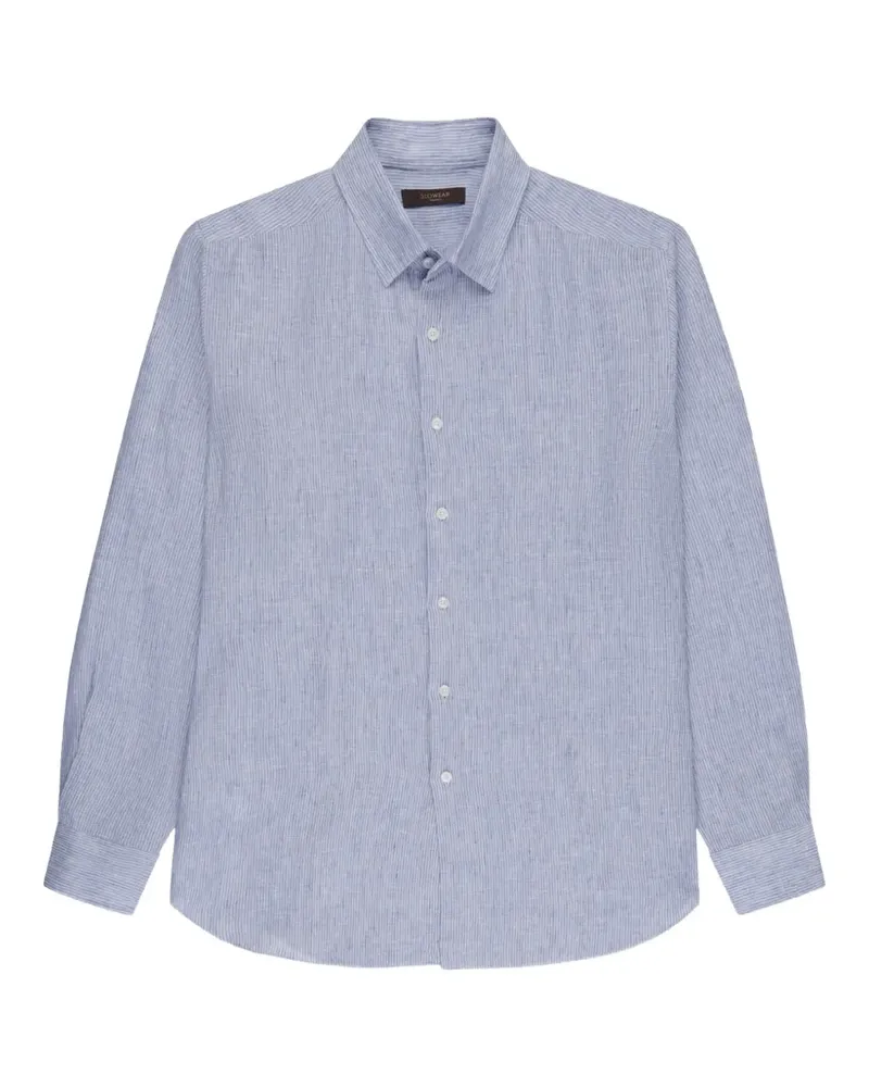 Slowear Hemd aus Leinen - Blau Blau