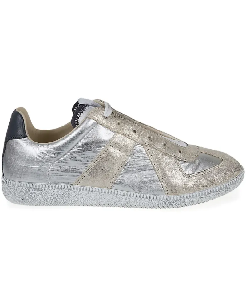 Maison Margiela Replica iridescent sneakers - Silber Silber
