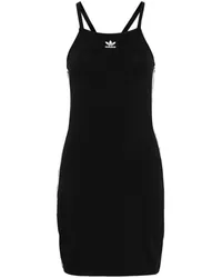 adidas Minikleid mit Streifen Schwarz