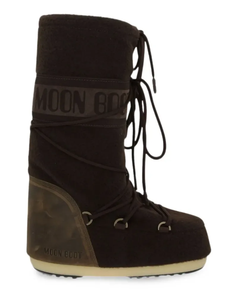 Moon Boot Stiefel mit Schnürung - Braun Braun