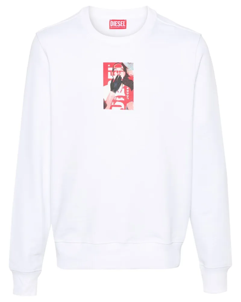Diesel S-Ginn-N1 Sweatshirt - Weiß Weiß