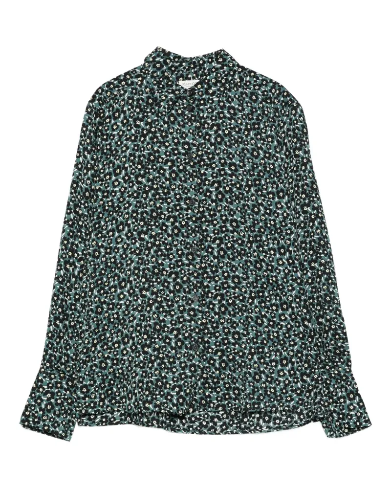 Marc O'Polo Button-down-Hemd mit Blumenmuster - Blau Blau