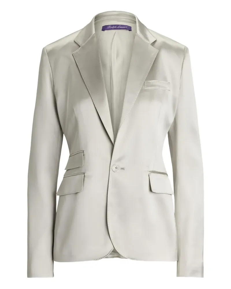 Ralph Lauren Parker Blazer mit Satin-Finish - Silber Silber