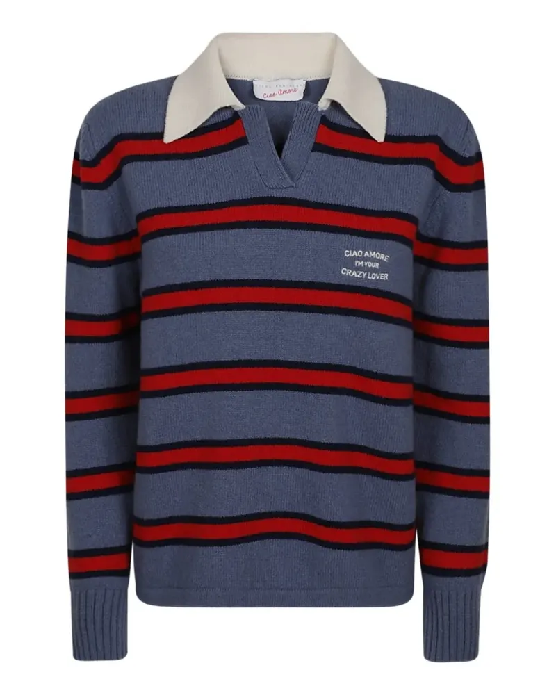 Giada Benincasa Crazy Lover Pullover mit Stickerei - Blau Blau