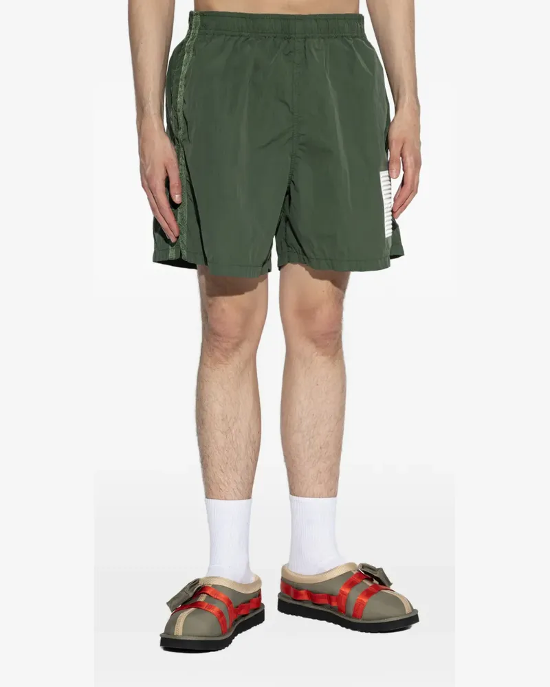 Stone Island logo-detail swim shorts - Grün Grün