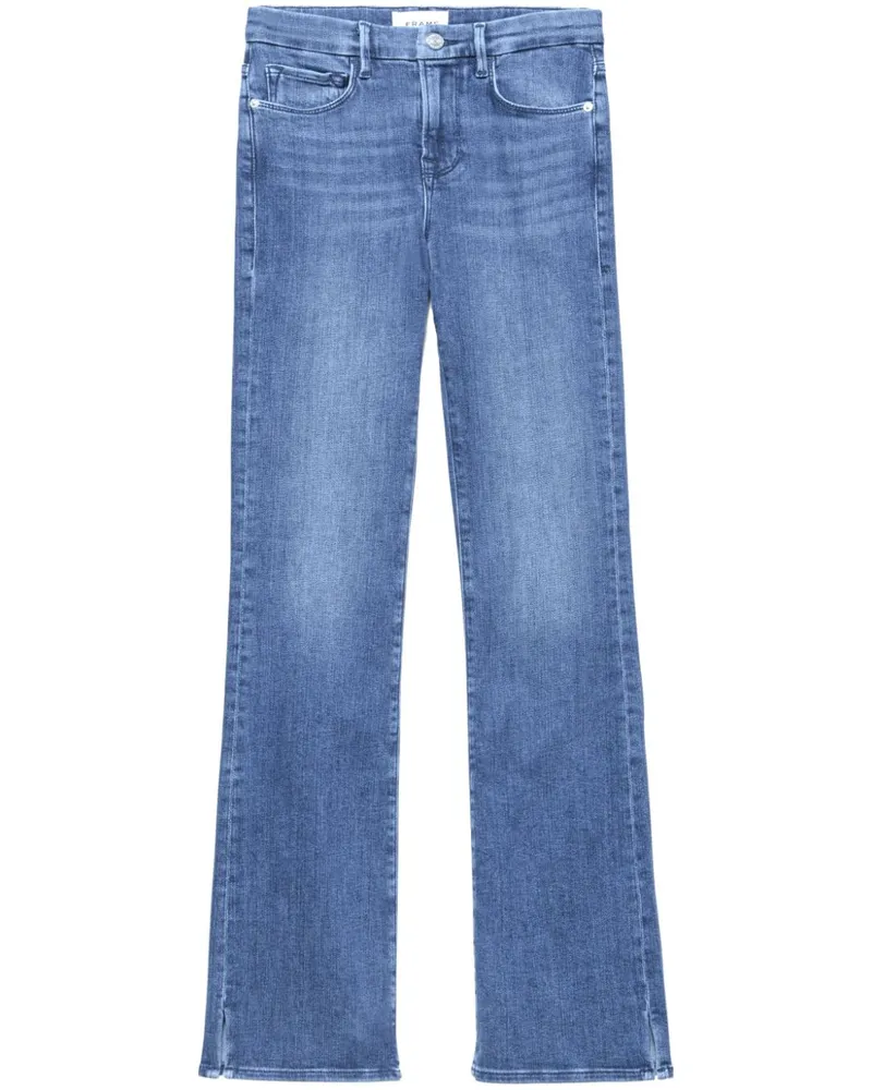 Frame Denim Le Crop Bootcut-Jeans Blau