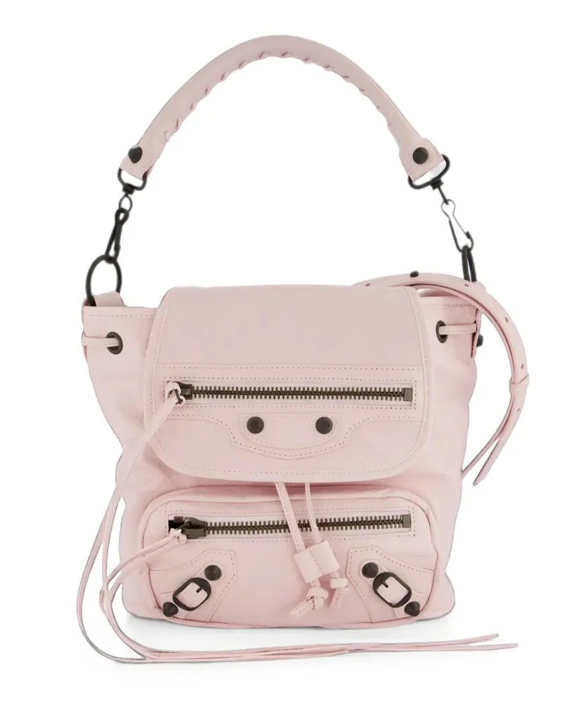 Balenciaga small Le City leather backpack - Rosa Rosa