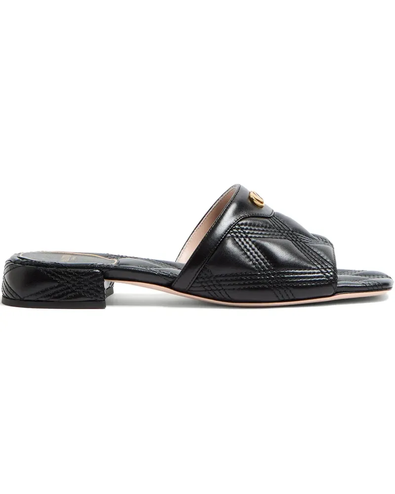 Valentino Garavani Quiltie 67 Sandalen 20mm - Schwarz Schwarz
