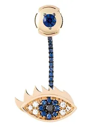 Delfina Delettrez 18kt 'Eyes on me piercing' Goldohrring Metallic