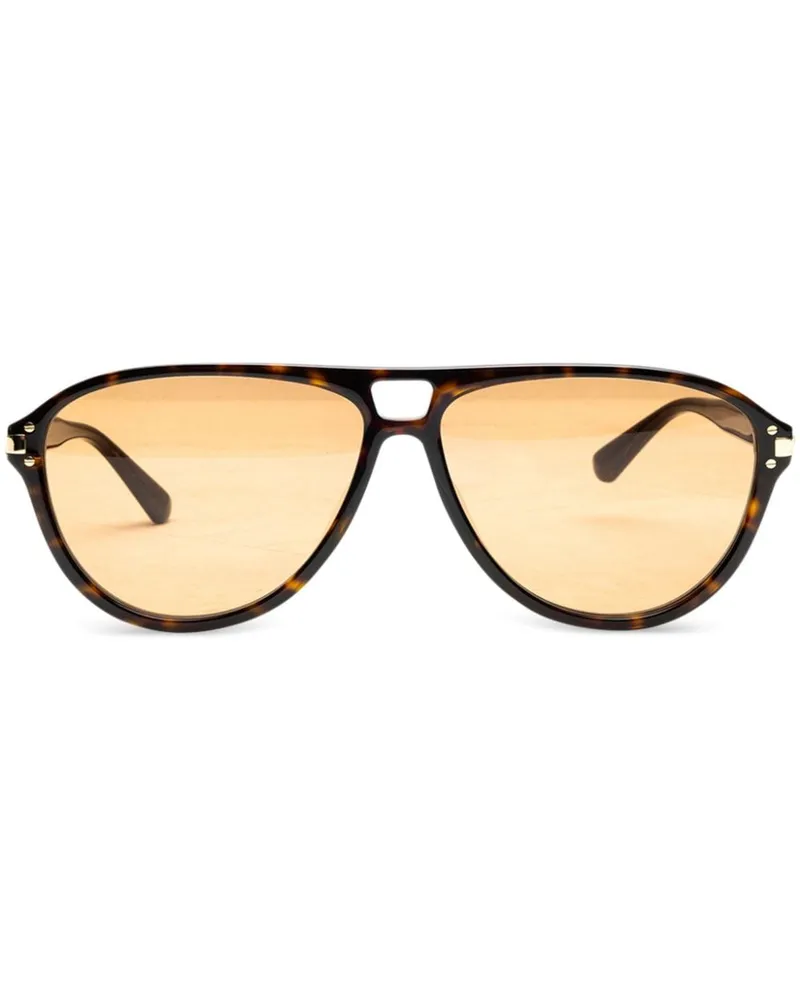 Amiri Logo "Brown" Sonnenbrille - Braun Braun