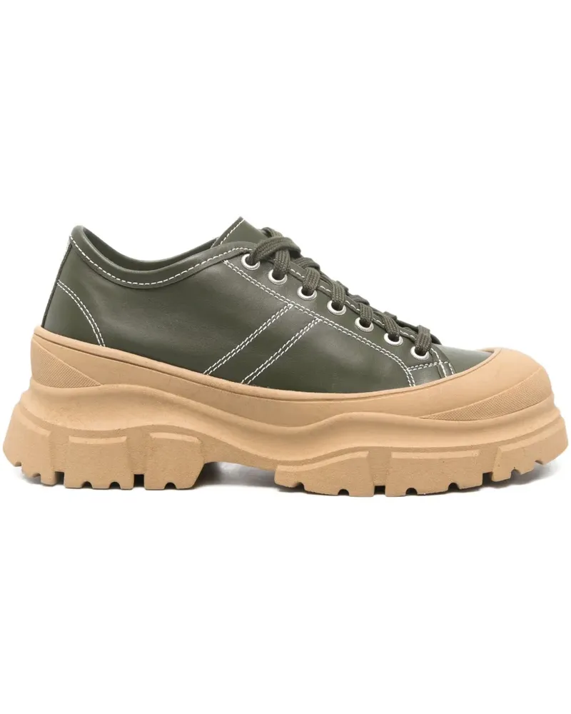Sofie D'Hoore Sneakers mit Kontrastnähten - Grün Grün
