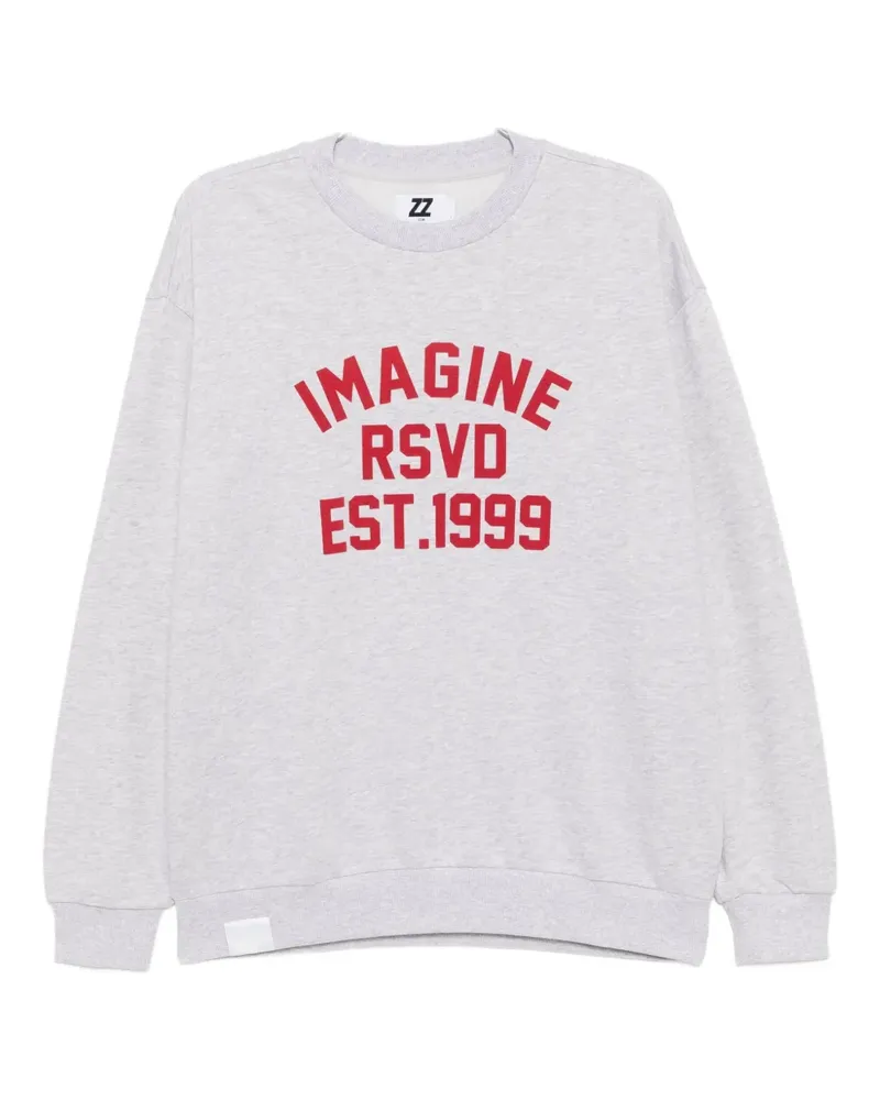 Izzue Sweatshirt mit Print - Grau Grau