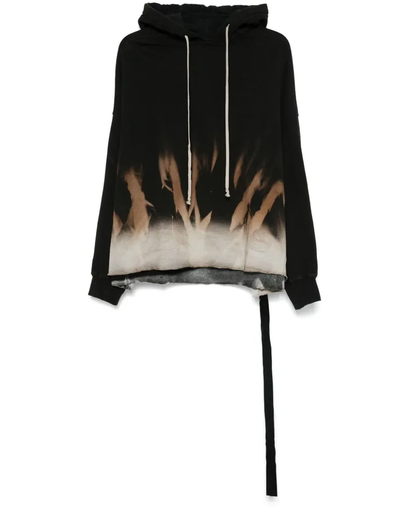 DRKSHDW by Rick Owens Crater Hoodie Schwarz