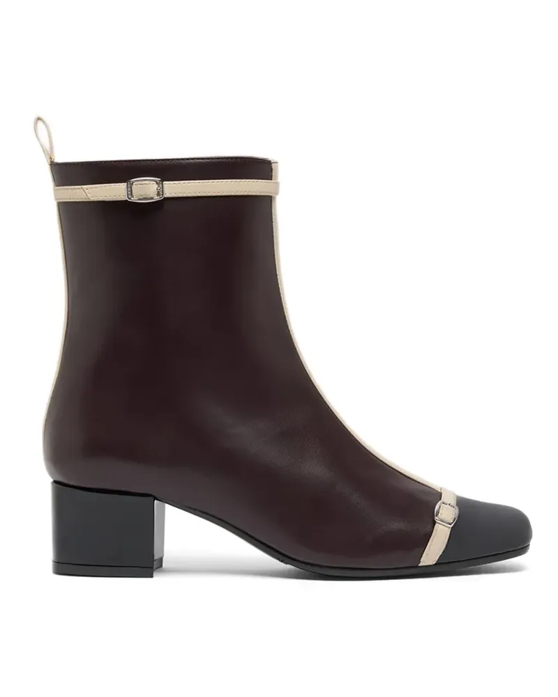 Carel Start Stiefeletten mit Schnallenriemen - Braun Braun