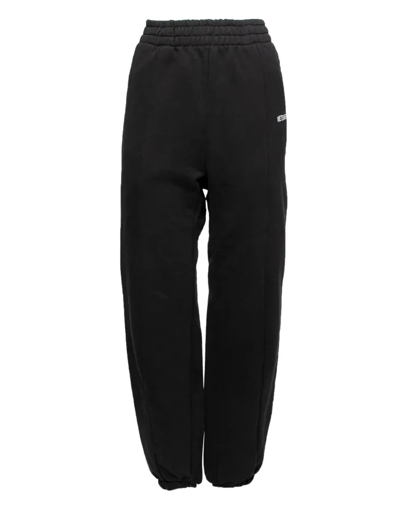 VETEMENTS Jogginghose mit Logo-Stickerei - Schwarz Schwarz
