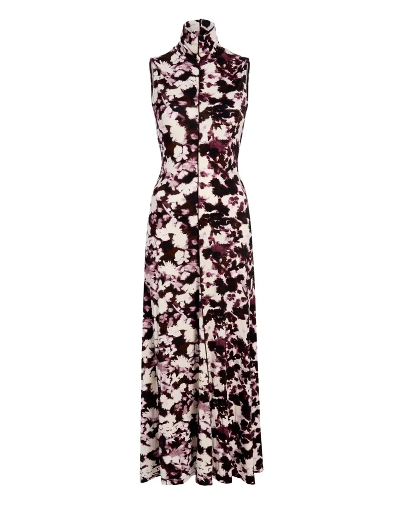 Proenza Schouler Valentina Kleid mit Stehkragen - Nude Nude