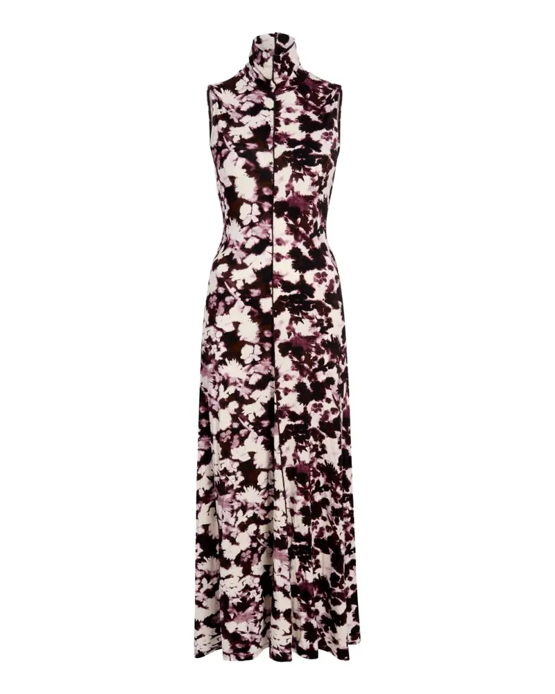 Proenza Schouler Valentina Kleid mit Stehkragen - Nude Nude