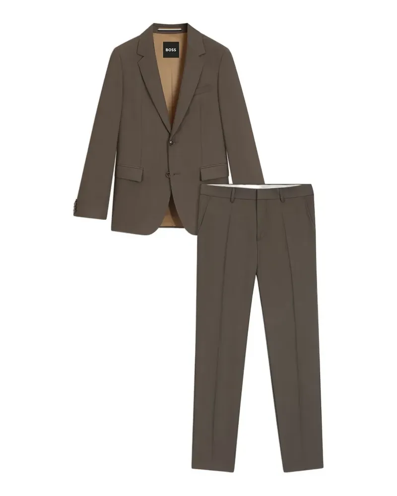 HUGO BOSS single-breasted suit - Braun Braun