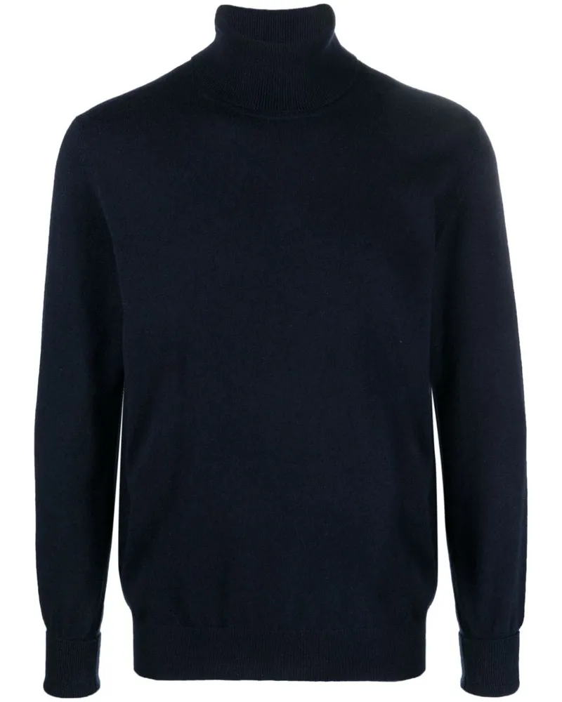 Ballantyne Rollkragenpullover aus Kaschmir Blau