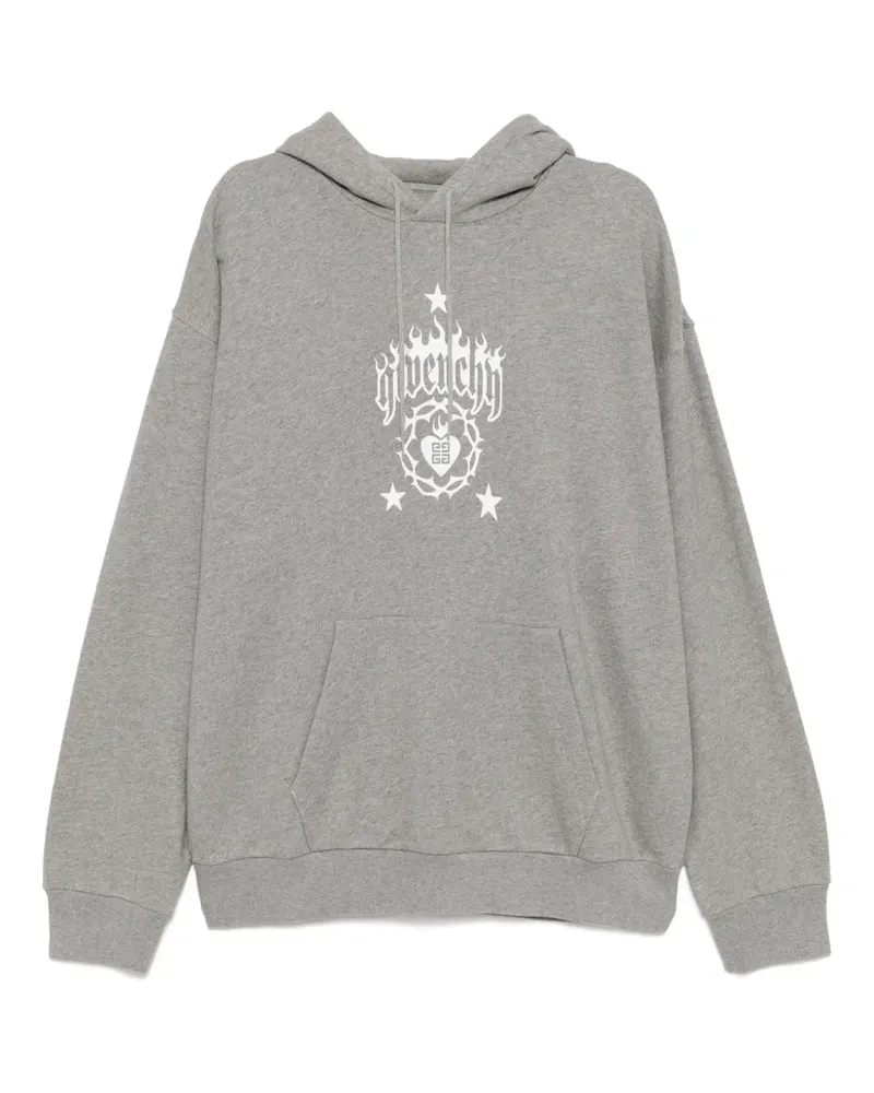 Givenchy Hoodie aus Baumwolle - Grau Grau