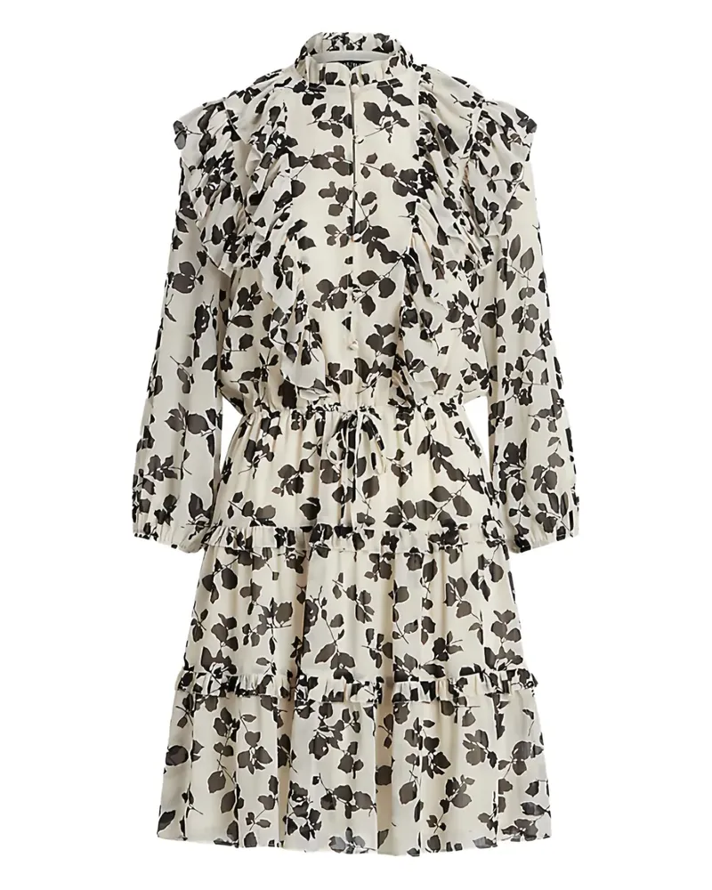 Ralph Lauren Kleid mit Blatt-Print - Nude Nude