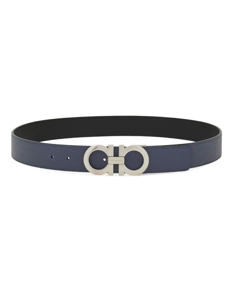 Ferragamo Wendbarer Ledergürtel - Grau Grau