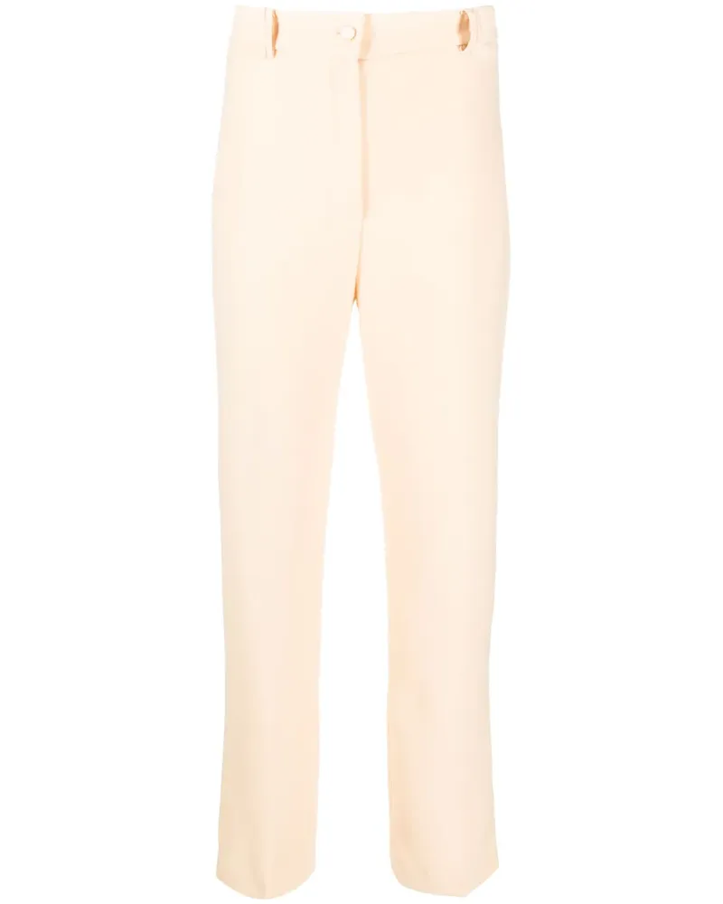 Hebe Studio Hose mit hohem Bund - Nude Nude