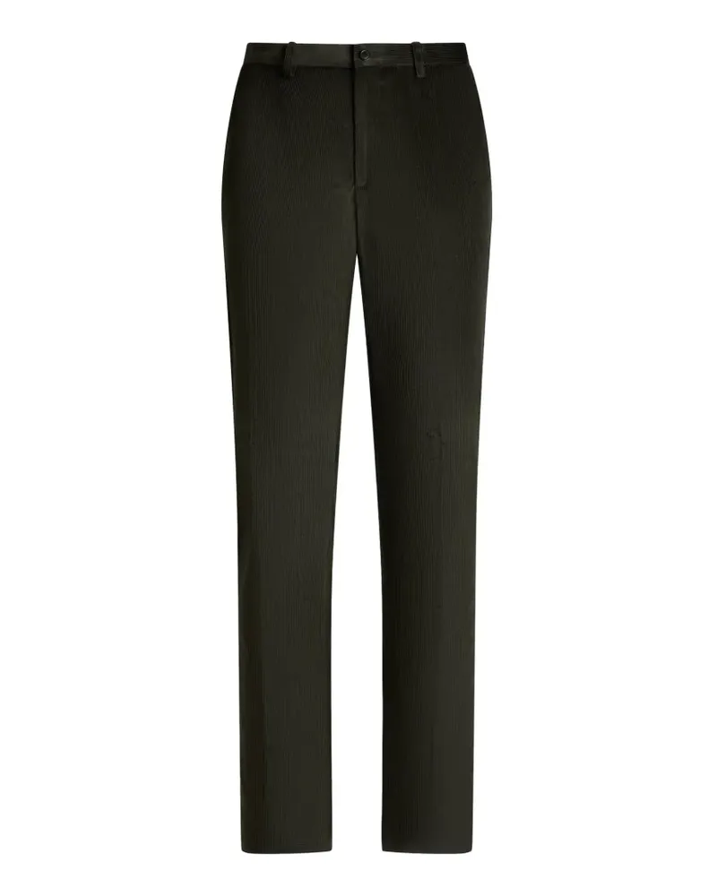 Etro Samthose mit Stretch - Grün Grün