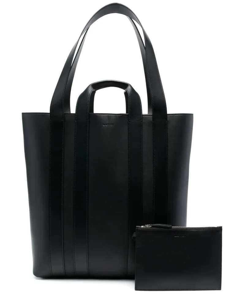 Lanvin Ballade North South Shopper Schwarz