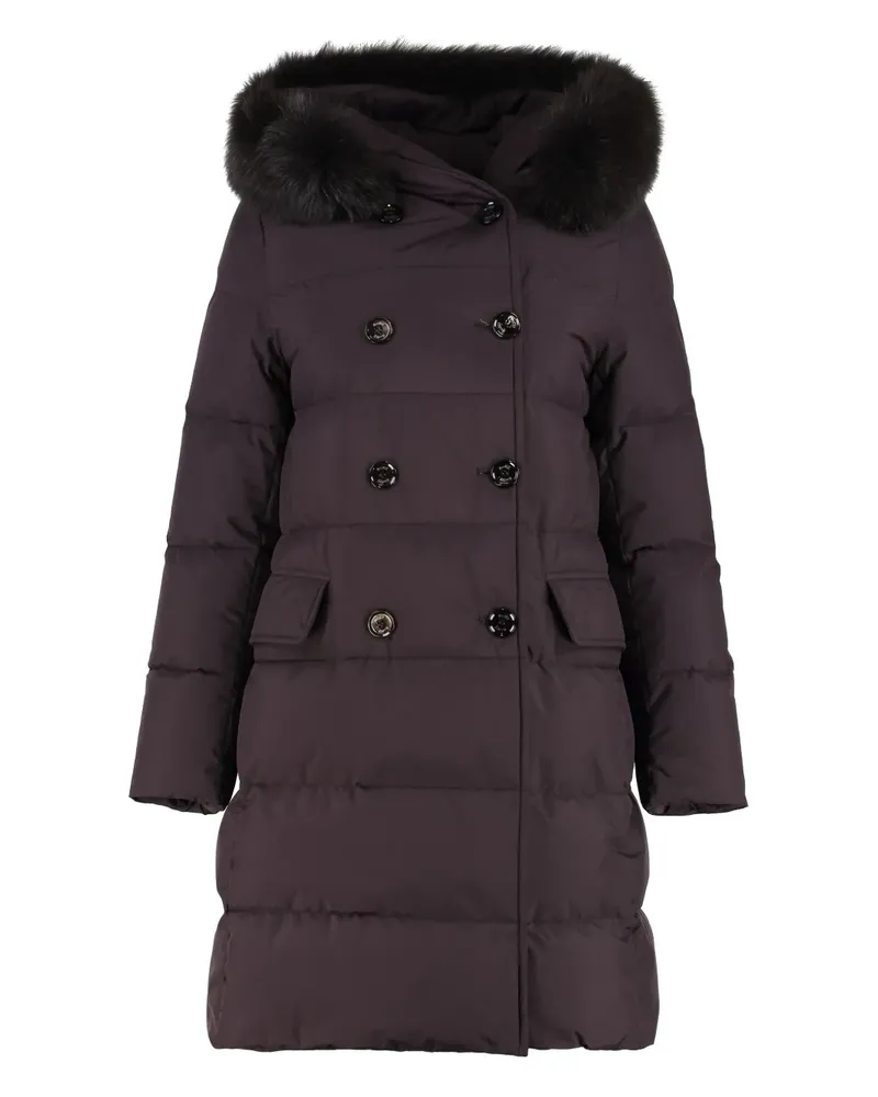 MOORER Ainara Kapuzenmantel - Violett Violett