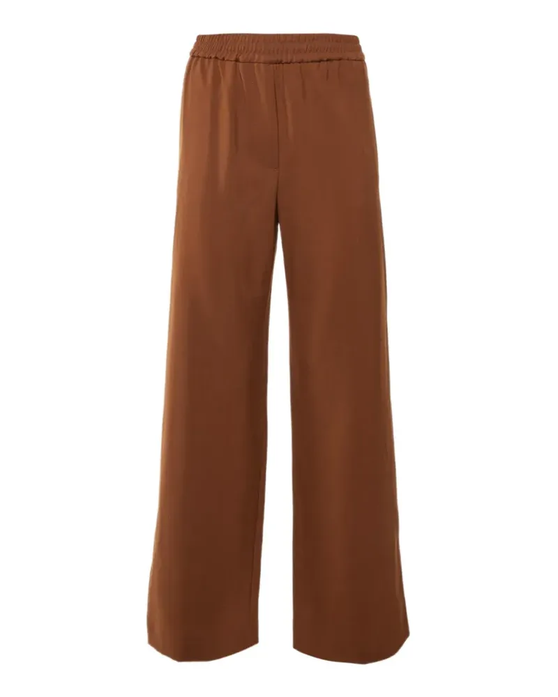 Max Mara Hose mit geradem Bein - Braun Braun