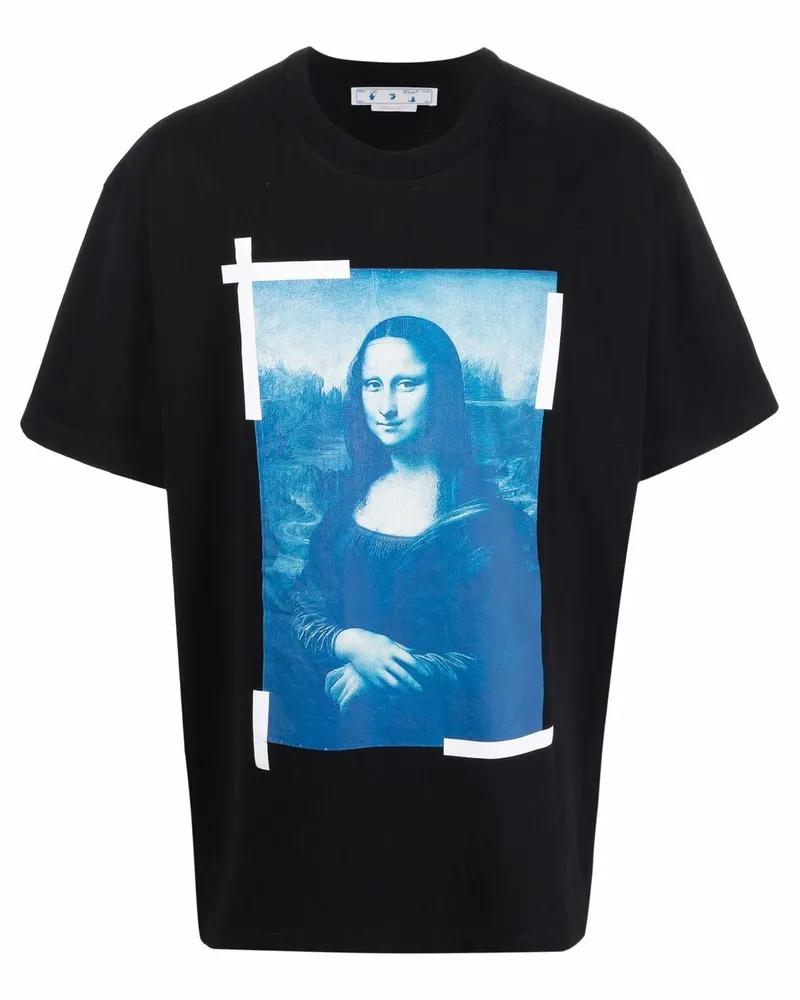 OFF-WHITE Mona Lisa T-Shirt - Schwarz Schwarz