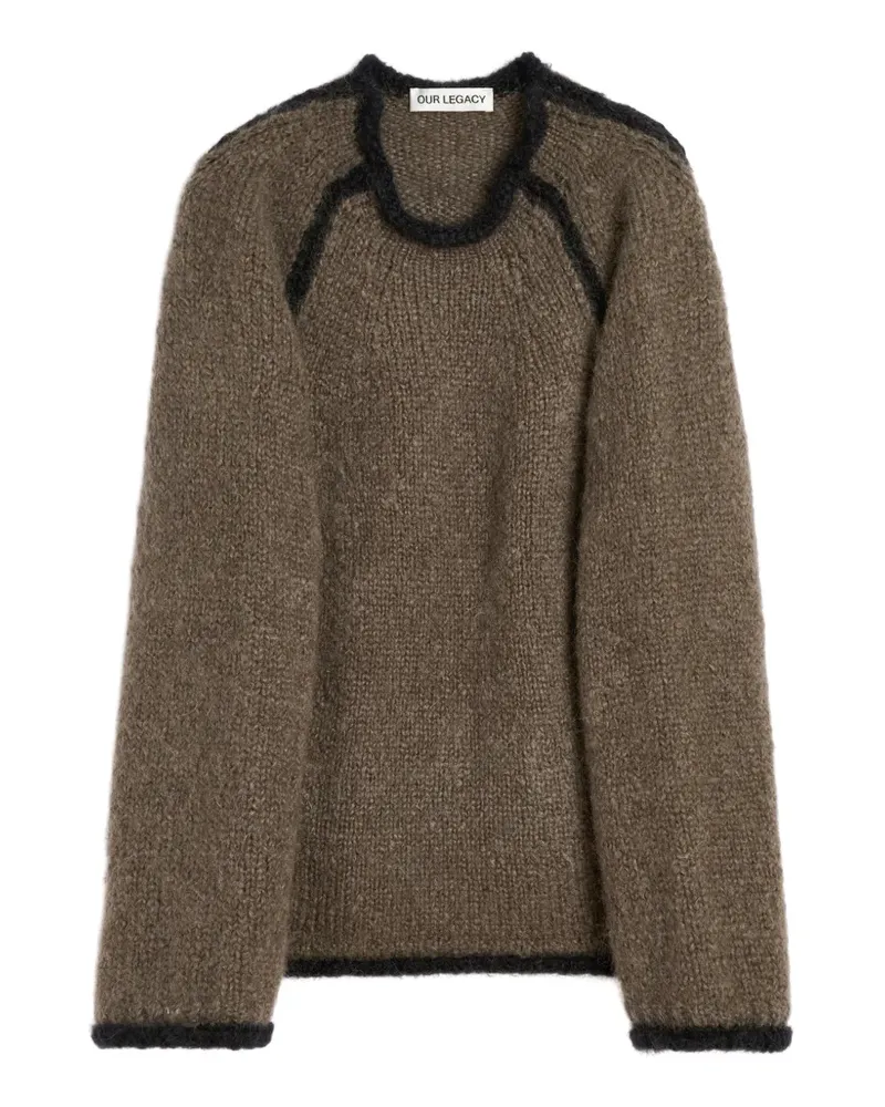 Our Legacy Pullover mit Kontrastdetails - Grau Grau