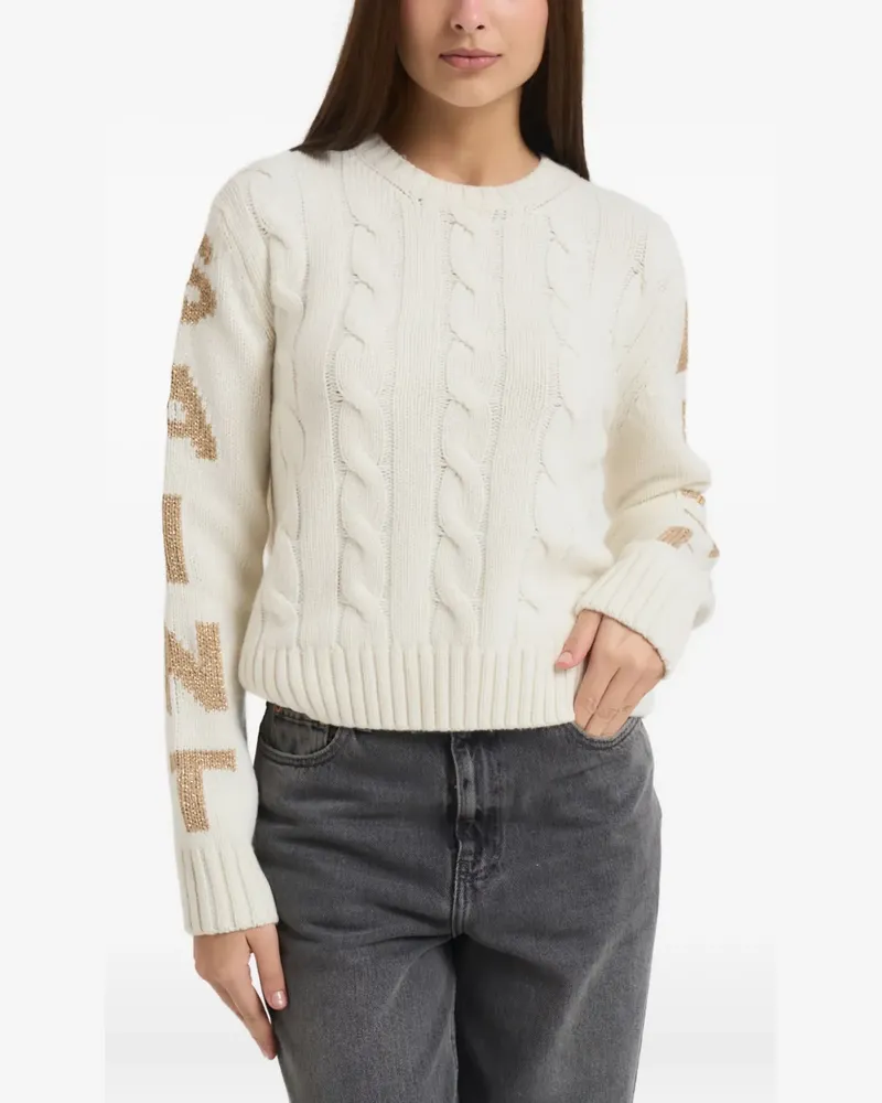 MC2 Saint Barth cable-knit sweater - Nude Nude