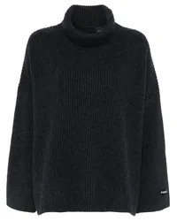 Pinko Gerippter Strickpullover Grau