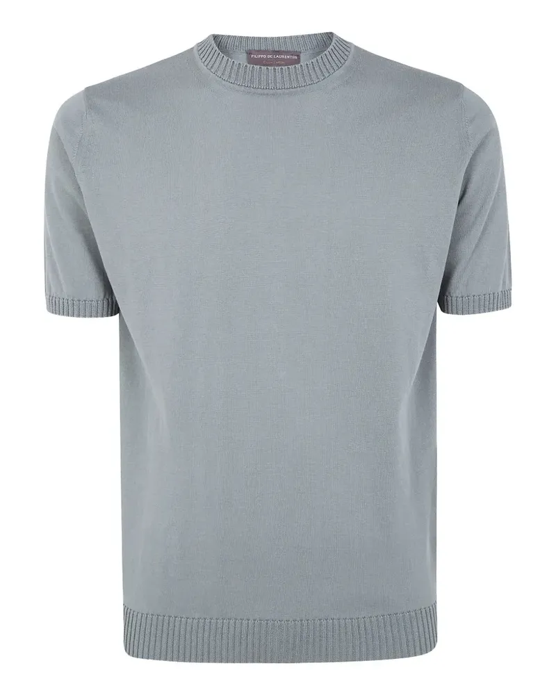 Filippo de Laurentiis short-sleeve knitted t-shirt - Grau Grau