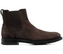 Chelsea-Boots aus Wildleder - Braun