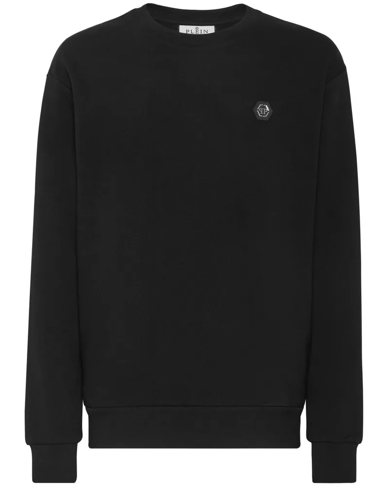 Philipp Plein Sweatshirt mit Logo-Print - Schwarz Schwarz
