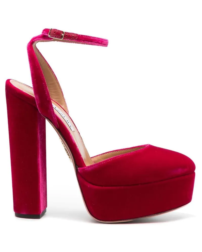 Aquazzura So High Plateaus Sandalen 140mm - Rosa Rosa