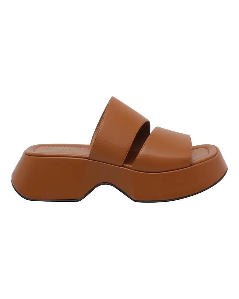 Vic Matié Logic open-toe platform sandals - Braun Braun