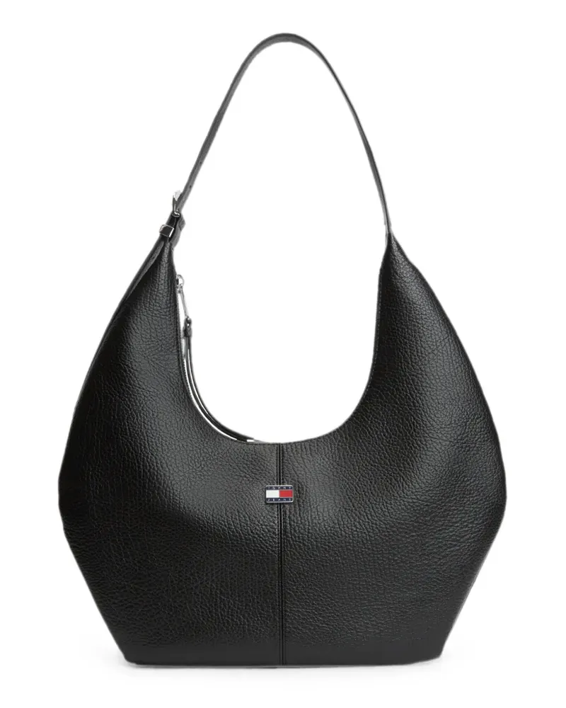 Tommy Hilfiger logo-plaque shoulder bag - Schwarz Schwarz
