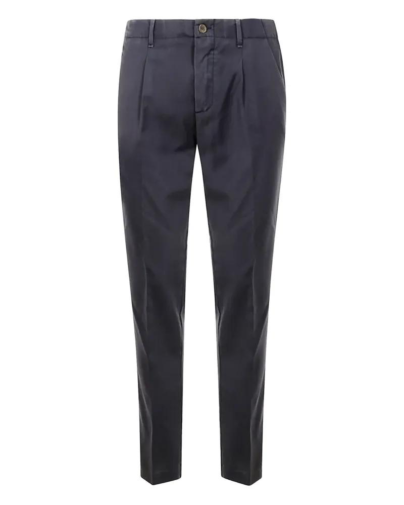 MYTHS Wollhose mit Falten - Blau Blau