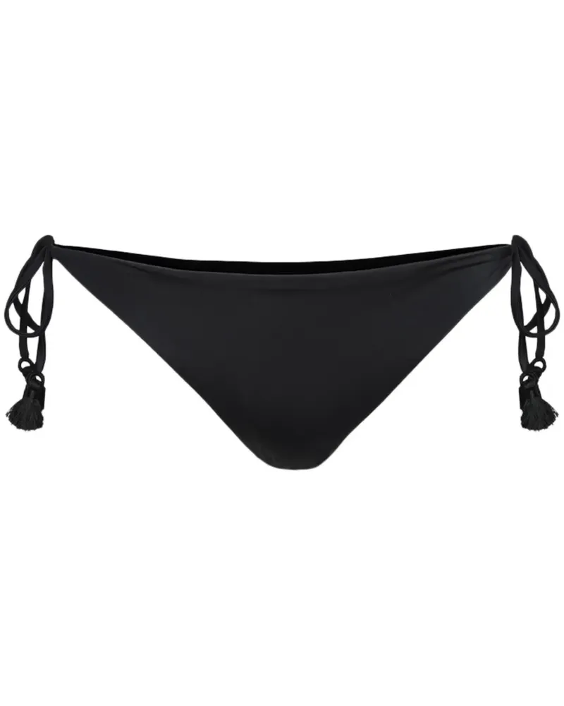 Johanna Ortiz Sheshea Bikinihöschen mit Quasten - Schwarz Schwarz