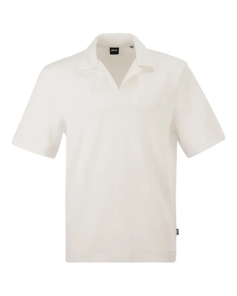 HUGO BOSS cotton polo shirt - Weiß Weiß